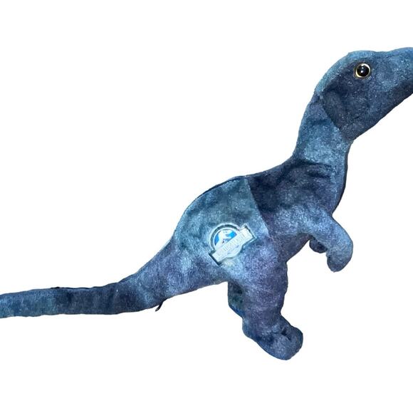 Jurassic World Plush Raptor Dinosaur Toy Nursery Decor Shower Gift 15” Lot of 2 - Picture 5 of 11